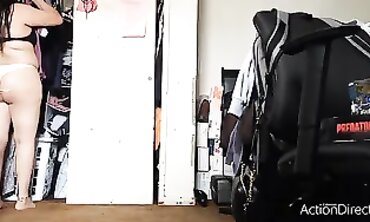 Latina Wife's Huge Booty Takes a Big Black Cock