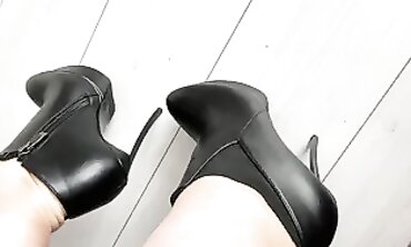 Eva Kruk Seduces in High Heels and Slippers