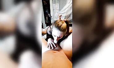 Stacycakes Enjoys Deep Throat Blowjob