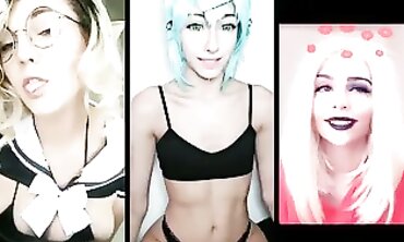 Jack's Handjob Compilation: Ahegao and Cosplay Challenge