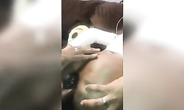 Ebony Booty: Amateur Anal Threesome With Double Penetration