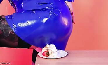 Arya Grander POV Food Play Bondage and Femdom Domination