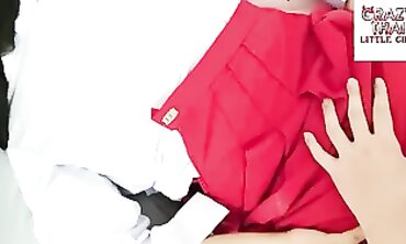 Meaty-N'Bodacious Chinese Teenager in Mischievous Nurse Roleplay Pummels her Bf