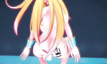 MMD Astoria Pendragon: Huge Tits Milf Masturbates and Squirts