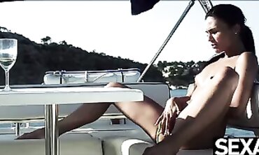 Bikini Babes Share a Passionate Lesbian Fuck-Fest on a Party Boat