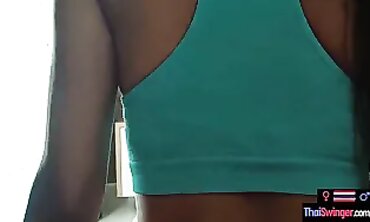 POV: Inexperienced Asian Domme Gives Blowjob and Rides Big Cock