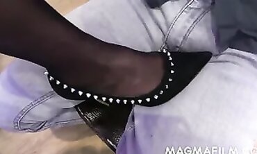 Blonde Stepdaughter Gets Creampie From MILF Mom