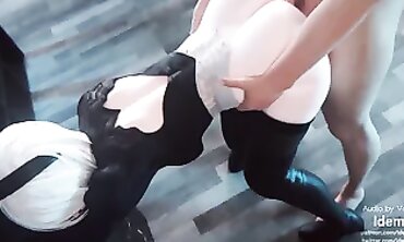 Nier Automata: Sexy Yorha 2B Hentai Part 6