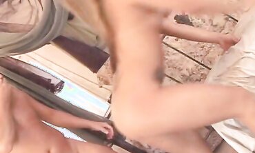 Gianna Lynn Says Howdy To Dad While Taking Spear