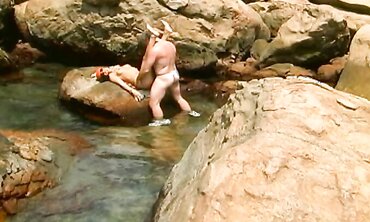 A Fabulous Woman With A Cute Gash Gets Humped And Takes A Facial Cumshot Outdoors