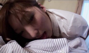 College uniform, diminutive jugs and clean cunny Kana Fujishiro made the stud nail her