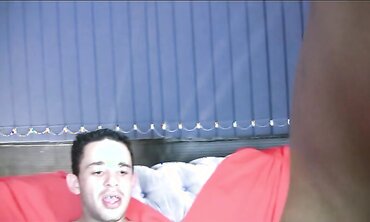 Latina She-Creature Renata Gets Down On Milky Prick And Lets Him Guzzle