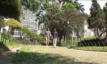 Buxomy Transgirl Gets Bi-Racial Activity