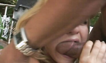 Jessica Dee Rails Dark-Hued Schlong Then Gulps His Jizz