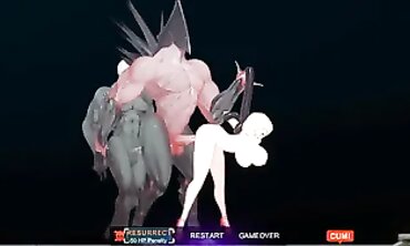 Alice Trapped by Monsters in Animated Hardcore BDSM