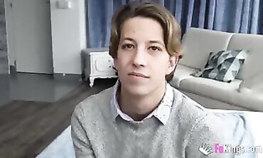 Towheaded Andrea Gets Anal Sex From A Guy