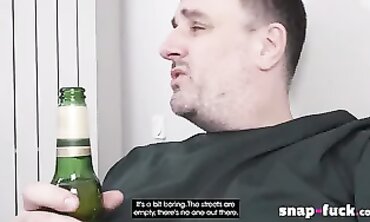 Sweaty Amateur Boy Fucks Blonde Bimbo in Paris