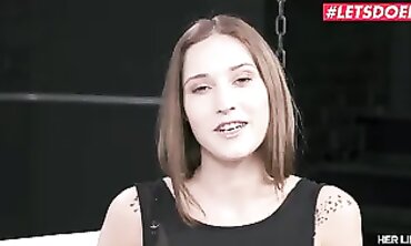 Mina K & Luca Ferrero: Sweet Euro Bimbo Anal Hardcore