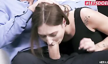 Mina K & Luca Ferrero: Sweet Euro Bimbo Anal Hardcore
