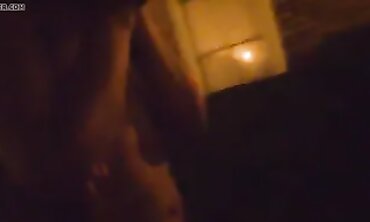 Shy Ebony Beauty Shows Off Foxy Ass Outdoors