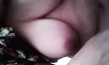 Asian Grandma's Juicy Tits Get Fingered