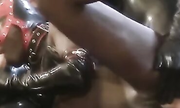 Going knuckle deep Dominance - Dark-hued Dude Aroused By Milky Domina's Abilities