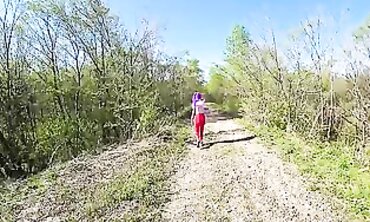 Tight Russian Amateur Fuck in the Woods