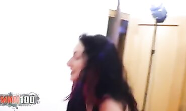French Star Ana Martin Takes a Spanish Man's Cock in Her Ass