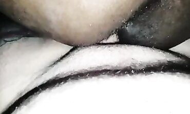 POV Interracial MILF Creampie in Doggy Style