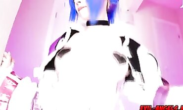 Gamer Melody Flashes Off in Uniform
