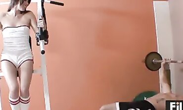 Step-Sister Bailey Bam Needs Help Working Out