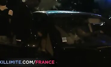 Ebony Group Sex in the Parking Lot