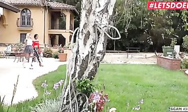 Honey Gold and Summer Day Bae in Scam Angels Threesome