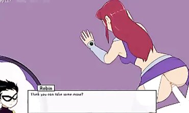 StarFire's Suggestive DT Fuckfest with Kitty