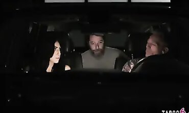 Judy Jolie Threesome with Two Older Men