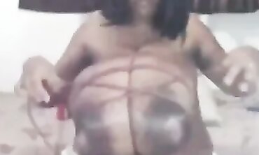 Kristina Milan's Huge Tied Boobs