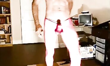 Robert in Pink Fishnet Stockings and High Heels