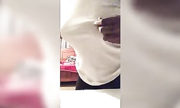 Irresistible Lonely MILF Plays With Her Boobs During Massage