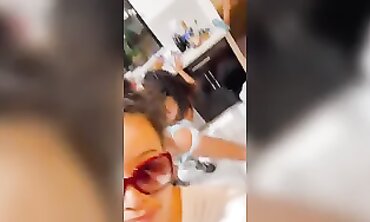 Joy Twerks and Gets Spanked at a Mansion Soiree