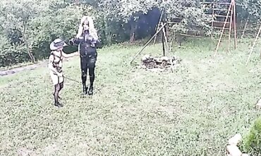 Honey Gothic Trains Platinum Blonde Transsexual Pony