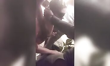 Married Friend Gets Gangbanged by a Group of Black Bulls