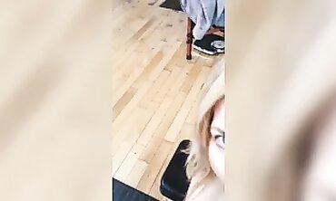 British MILF SereneXX Gets Creampie Blowjob at the Gym
