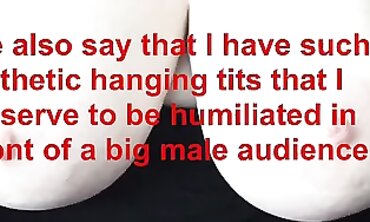 Dirty Piggy Doofy Abasement with Saggy Breasts