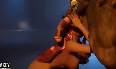 Curvy Anime Slut Takes Massive Cock in Rough 3D Porno