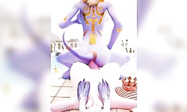 Draenei Elf Futa Pool Party Hookup with Grand Cupido