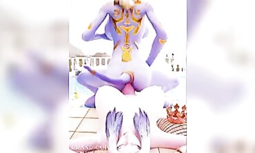 Draenei Elf Futa Pool Party Hookup with Grand Cupido