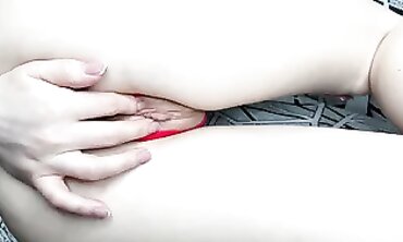 Teeny Milf Finger Fucks Her Shaved Pussy to a Solo Orgasm