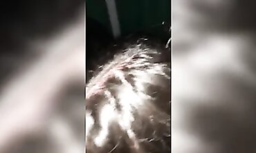 POV Latina MILF Gets Public Blowjob at Outdoor Rave