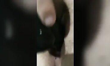 British BBW Ebony Amateur Gets Roughly Fucked With Huge Dildo