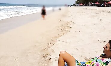 Sandy DONK n BUT Speculum Adventure at the Beach